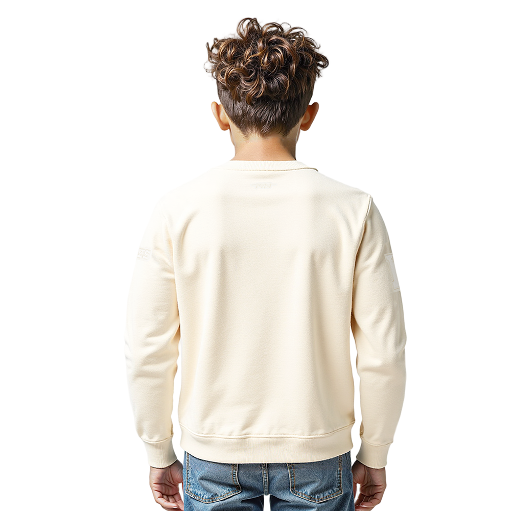 NFL DALLAS COWBOYS NEUTRAL CHANDAIL À COL ROND EN MOLLETON POUR GARÇON ENFANT (COQUILLE D'ŒUF)