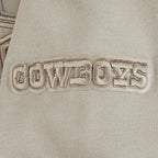 NFL DALLAS COWBOYS NEUTRAL LITTLE BOY'S FLEECE CREWNECK (TAUPE)