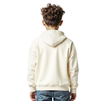 NFL DALLAS COWBOYS NEUTRAL LITTLE BOY'S FLEECE PULLOVER HOODIE (EGGSHELL)