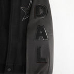 NFL DALLAS COWBOYS TRIPLE BLACK BLOUSON COLLÉGIAL EN LAINE POUR GARÇON ENFANT (NOIR DE JAIS)