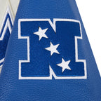 NFL DALLAS COWBOYS RETRO CLASSICS LITTLE BOY'S RIB WOOL VARSITY JACKET (EGGSHELL/DODGER BLUE)