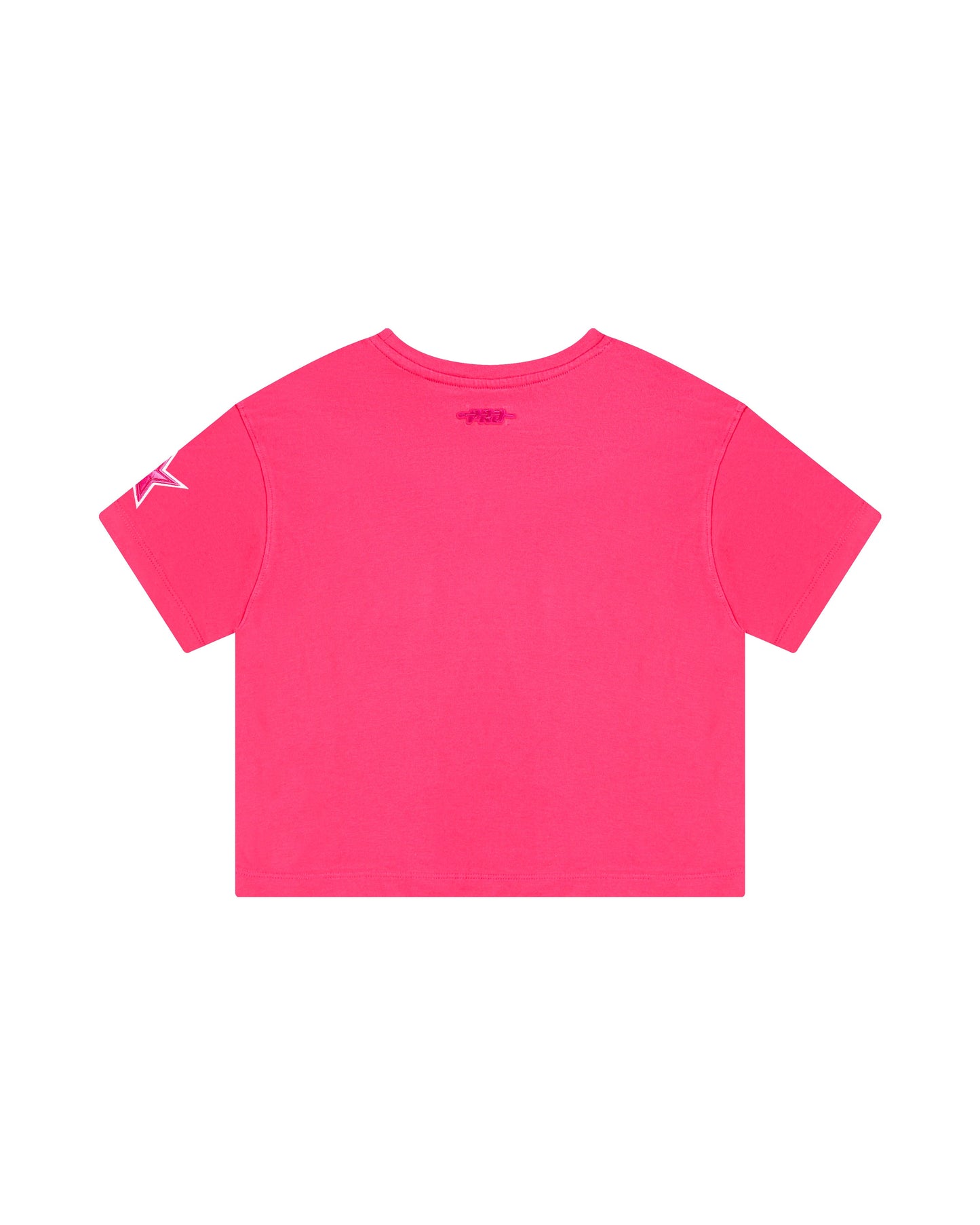 NFL DALLAS COWBOYS TRIPLE PINK LITTLE GIRLS SHORT SLEEVE BOXY TEE (BEETROOT PURPLE)