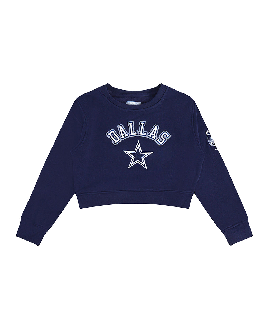 NFL DALLAS COWBOYS CLASSIC LITTLE GIRL'S FLC CREWNECK (MIDNIGHT NAVY)