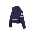 NFL DALLAS COWBOYS CLASSIC CHANDAIL À CAPUCHON EN MOLLETON À GLISSIÈRE POUR FILLE ENFANT (MARINE MINUIT)