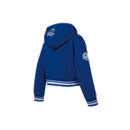 NFL DALLAS COWBOYS RETRO CLASSIC CHANDAIL À CAPUCHON EN MOLLETON CÔTELÉ POUR FILLE ENFANT (BLEU DODGER)