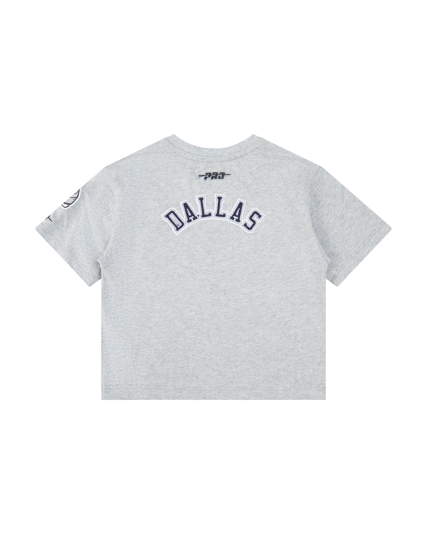 NFL DALLAS COWBOYS CLASSIC TODDLER GIRLS SHORT SLEEVE BOXY TEE (HEATHER GREY)