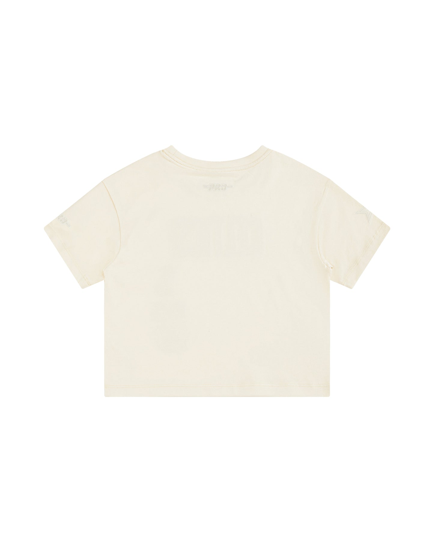 NFL DALLAS COWBOYS NEUTRAL TODDLER GIRLS SHORT SLEEVE BOXY TEE (EGGSHELL)