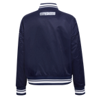 NFL DALLAS COWBOYS SCRIPT TAIL WOMEN'S SATIN JACKET (MIDNIGHT NAVY)