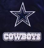 NFL DALLAS COWBOYS CLASSIC WOMEN'S SATIN JACKET (MIDNIGHT NAVY)