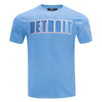 NFL DETROIT LIONS CLASSIC CHENILLE MEN'S TEE (UNIVERSITY BLUE)