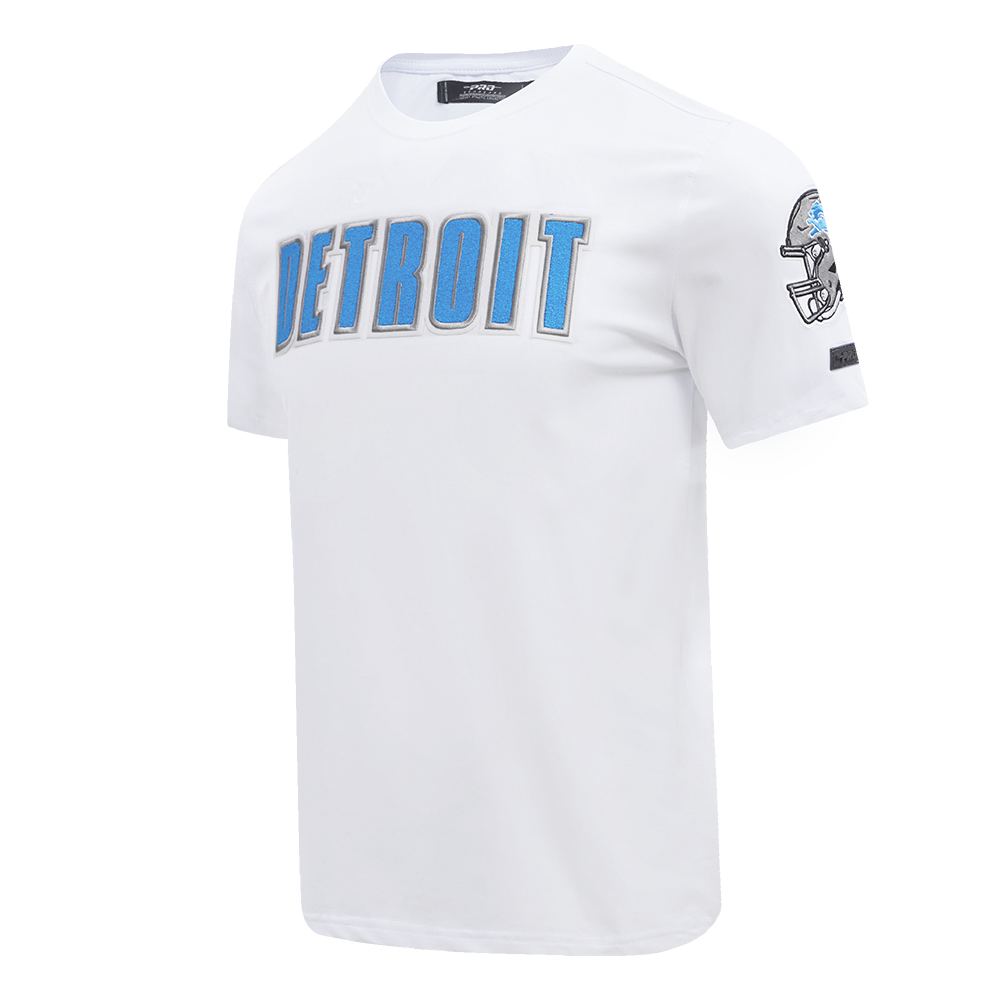 NFL DETROIT LIONS CLASSIC CHENILLE MEN'S   TEE (WHITE)