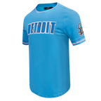 NFL DETROIT LIONS CLASSIC CHENILLE MEN'S TEE (UNIVERSITY BLUE)