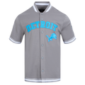 NFL DETROIT LIONS CLASSIC BLOUSON D'ÉCHAUFFEMENT POUR HOMME (GRIS)