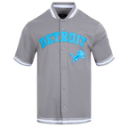 NFL DETROIT LIONS CLASSIC BLOUSON D'ÉCHAUFFEMENT POUR HOMME (GRIS)