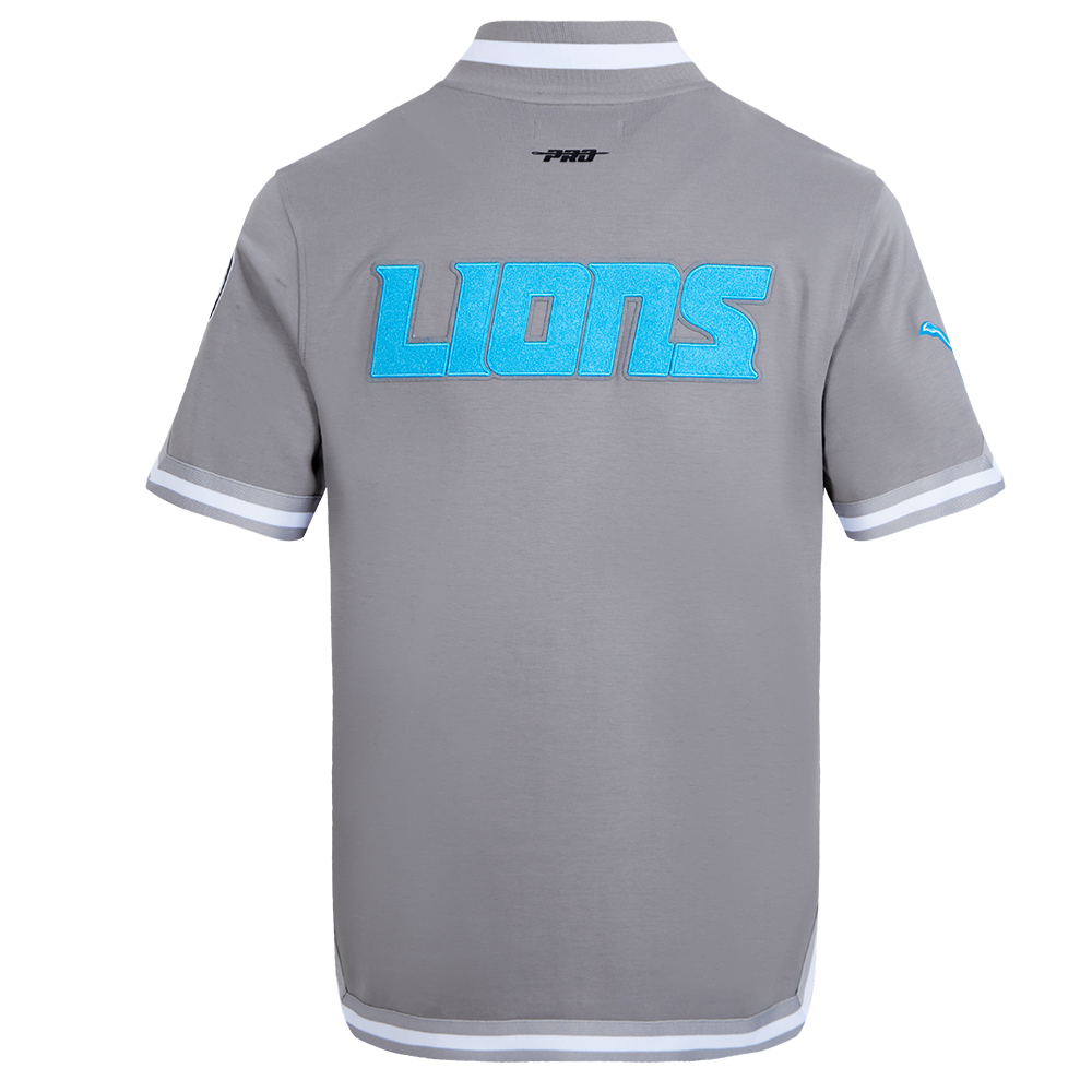 NFL DETROIT LIONS CLASSIC BLOUSON D'ÉCHAUFFEMENT POUR HOMME (GRIS)