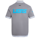 NFL DETROIT LIONS CLASSIC BLOUSON D'ÉCHAUFFEMENT POUR HOMME (GRIS)