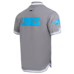 NFL DETROIT LIONS CLASSIC BLOUSON D'ÉCHAUFFEMENT POUR HOMME (GRIS)