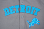 NFL DETROIT LIONS CLASSIC BLOUSON D'ÉCHAUFFEMENT POUR HOMME (GRIS)