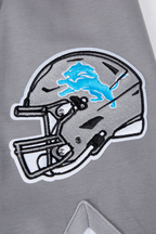 NFL DETROIT LIONS CLASSIC BLOUSON D'ÉCHAUFFEMENT POUR HOMME (GRIS)