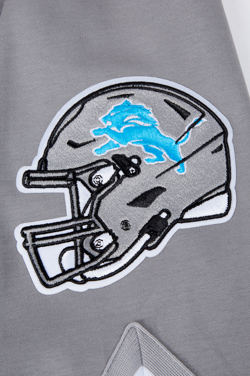 NFL DETROIT LIONS CLASSIC BLOUSON D'ÉCHAUFFEMENT POUR HOMME (GRIS)