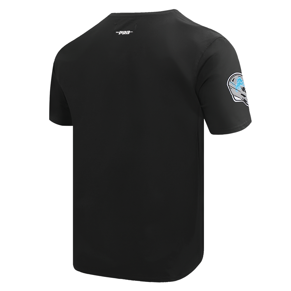 NFL DETROIT LIONS OLD ENGLISH MEN'S TEE (BLACK)