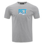 NFL DETROIT LIONS TEAM PENNANTS MEN'S   TEE (HEATHER GREY)