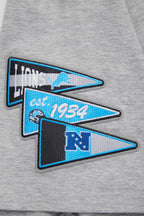 NFL DETROIT LIONS TEAM PENNANTS MEN'S   TEE (HEATHER GREY)