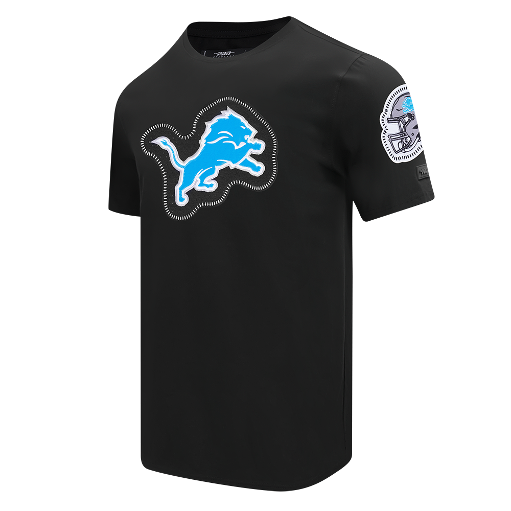 NFL DETROIT LIONS DIY PICK STITCH MEN'S SINGLE JERSEY TEE (BLACK)