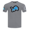 NFL DETROIT LIONS DIY PICK STITCH T-SHIRT EN JERSEY SIMPLE POUR HOMME (GRIS)