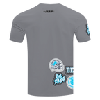 NFL DETROIT LIONS DIY PICK STITCH T-SHIRT EN JERSEY SIMPLE POUR HOMME (GRIS)
