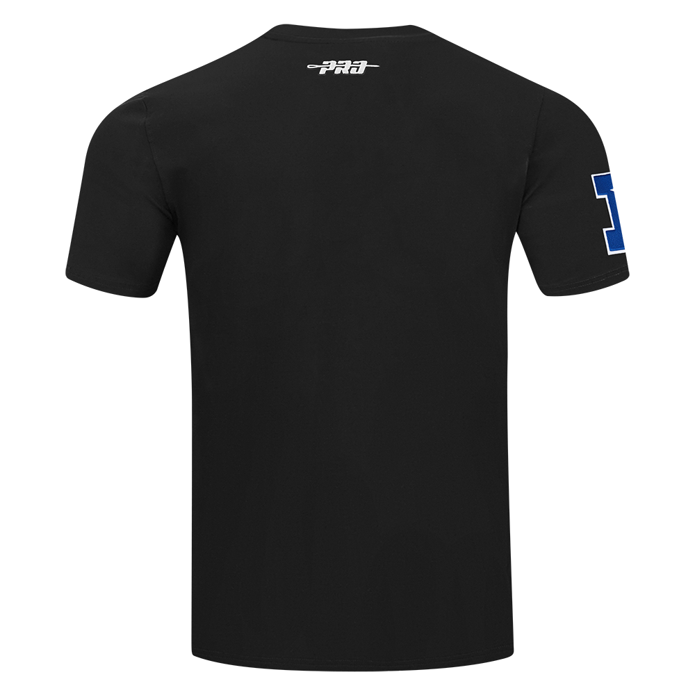 NFL DETROIT LIONS RETRO ELEVATION MEN'S SINGLE JERSEY TEE (BLACK)