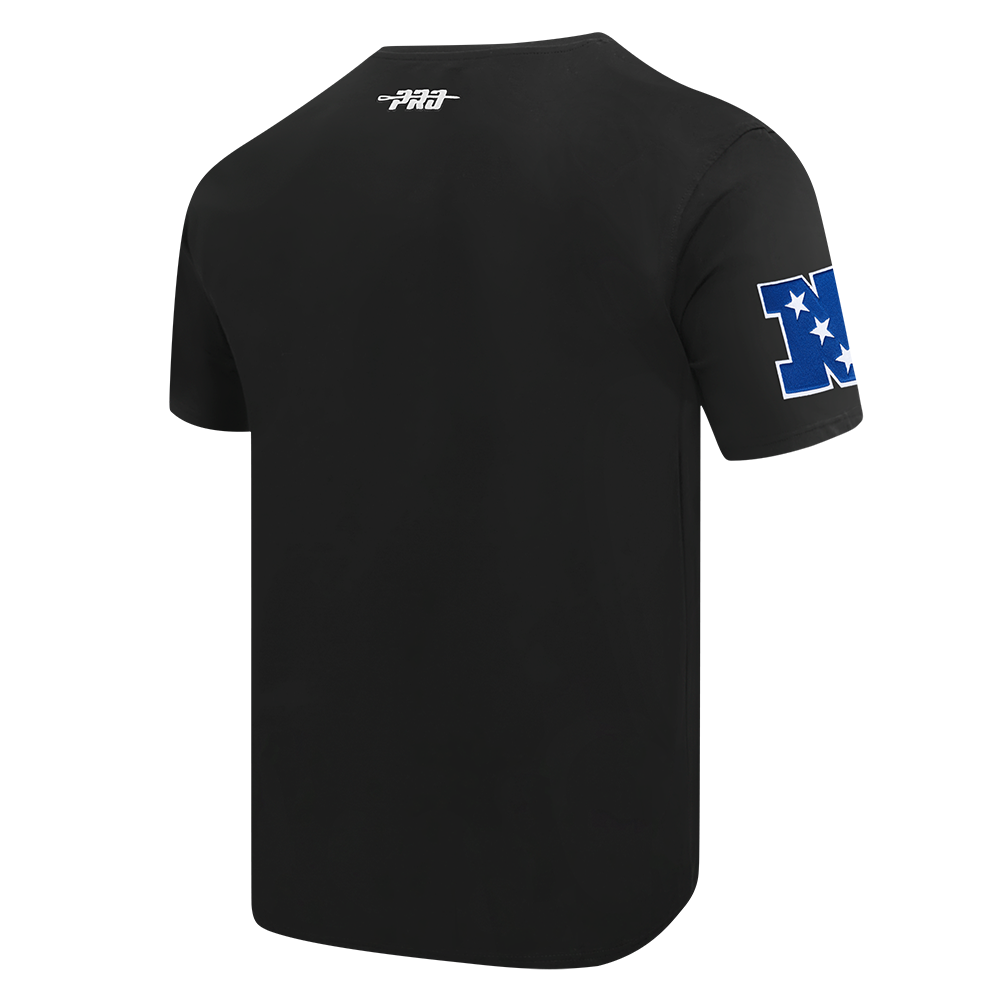 NFL DETROIT LIONS RETRO ELEVATION MEN'S SINGLE JERSEY TEE (BLACK)