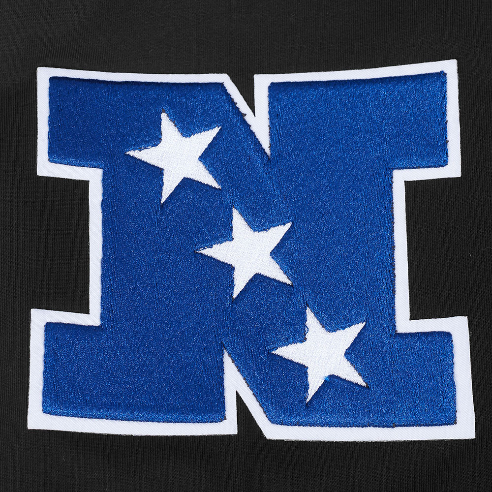 NFL DETROIT LIONS RETRO ELEVATION MEN'S SINGLE JERSEY TEE (BLACK)