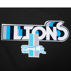 NFL DETROIT LIONS RETRO ELEVATION MEN'S SINGLE JERSEY TEE (BLACK)