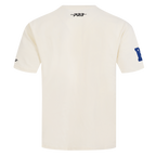 NFL DETROIT LIONS T-SHIRT CHROME EN JERSEY DE COTON À ÉPAULES TOMBANTES POUR HOMME (COQUILLE D'ŒUF)