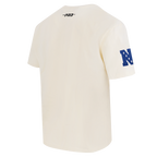NFL DETROIT LIONS T-SHIRT CHROME EN JERSEY DE COTON À ÉPAULES TOMBANTES POUR HOMME (COQUILLE D'ŒUF)