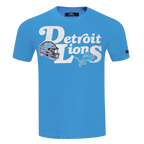 NFL DETROIT LIONS SOUVENIR MEN'S SINGLE JERSEY TEE (AQUA)