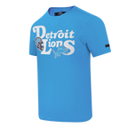 NFL DETROIT LIONS SOUVENIR MEN'S SINGLE JERSEY TEE (AQUA)