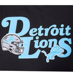 NFL DETROIT LIONS SOUVENIR MEN'S SINGLE JERSEY TEE (BLACK)