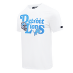NFL DETROIT LIONS SOUVENIR MEN'S SINGLE JERSEY TEE (WHITE)