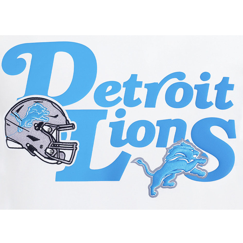NFL DETROIT LIONS SOUVENIR MEN'S SINGLE JERSEY TEE (WHITE)