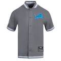 NFL DETROIT LIONS SOUVENIR BLOUSON D'ÉCHAUFFEMENT POUR HOMME (GRIS)