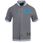 NFL DETROIT LIONS SOUVENIR BLOUSON D'ÉCHAUFFEMENT POUR HOMME (GRIS)