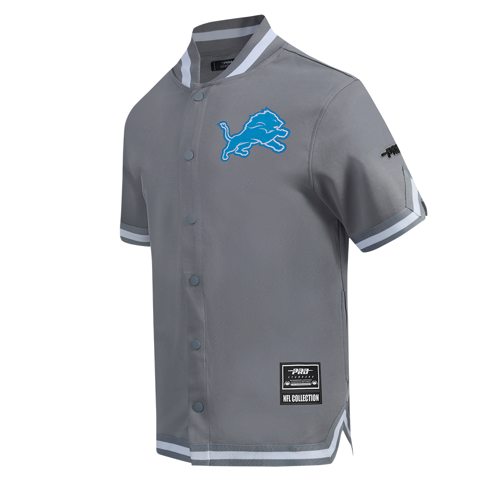 NFL DETROIT LIONS SOUVENIR BLOUSON D'ÉCHAUFFEMENT POUR HOMME (GRIS)