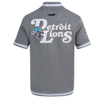 NFL DETROIT LIONS SOUVENIR BLOUSON D'ÉCHAUFFEMENT POUR HOMME (GRIS)