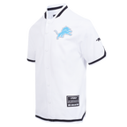 NFL DETROIT LIONS SOUVENIR MEN'S WARM UP JACKET (WHITE/BLACK)