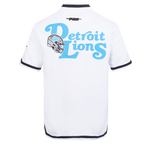 NFL DETROIT LIONS SOUVENIR MEN'S WARM UP JACKET (WHITE/BLACK)