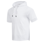 NFL DETROIT LIONS WHITE OUT CHANDAIL À CAPUCHON À MANCHES COURTES POUR HOMME (BLANC)