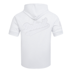 NFL DETROIT LIONS WHITE OUT CHANDAIL À CAPUCHON À MANCHES COURTES POUR HOMME (BLANC)