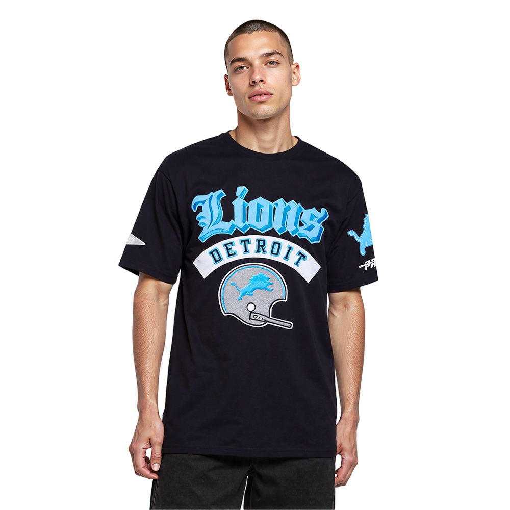 NFL DETROIT LIONS BEST OF MEN'S CJ DROP SHOULDER TEE (BLACK)